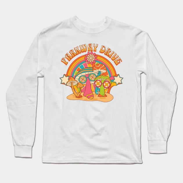 parkway mushroom band Long Sleeve T-Shirt by IJUL GONDRONGS